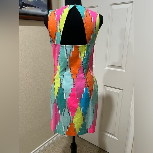 CeCe ABSTRACT, VERSATILE OCCASION, PASTEL DRESS SIZE 6 - Picture 8 of 10